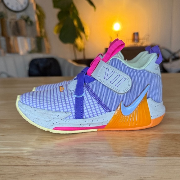 LeBron Witness 7 PS ‘Action Grape Vivid  Orange’ Sneakers - Picture 4 of 6